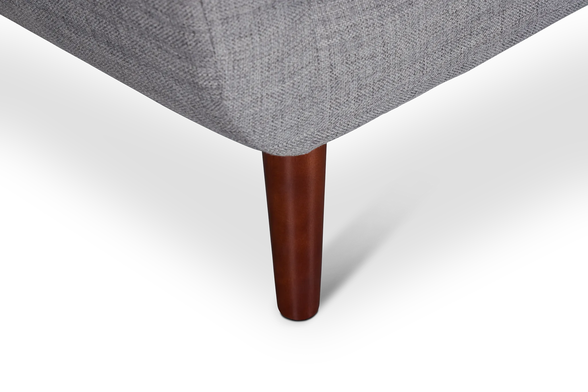 Raya Light Gray Fabric Loveseat