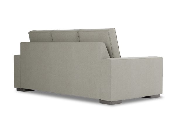 Edgewater Elite Gray 84" Sofa W/ 3 Cushions