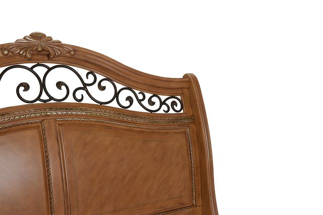 Tradewinds Light Tone Sleigh Headboard