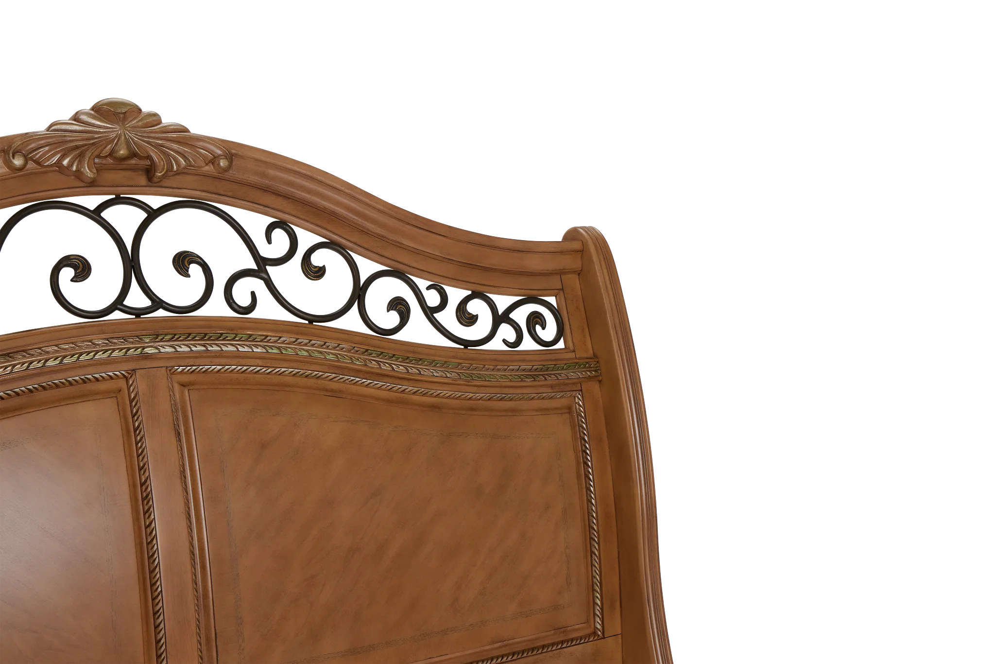 Tradewinds Light Tone Sleigh Headboard