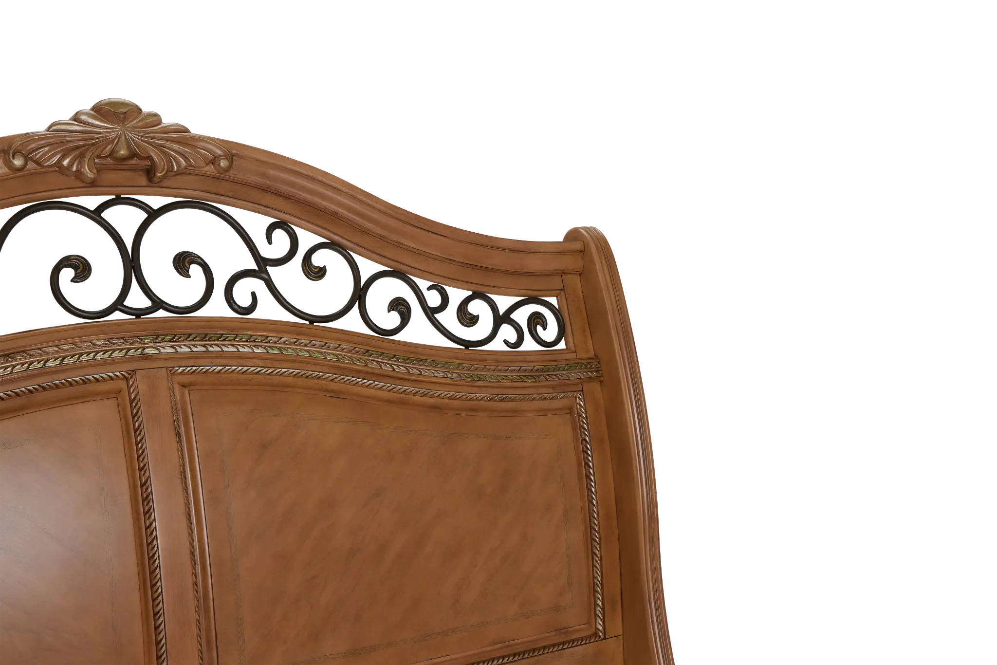 Tradewinds Light Tone Sleigh Headboard Tradewinds Light Tone Sleigh Headboard
