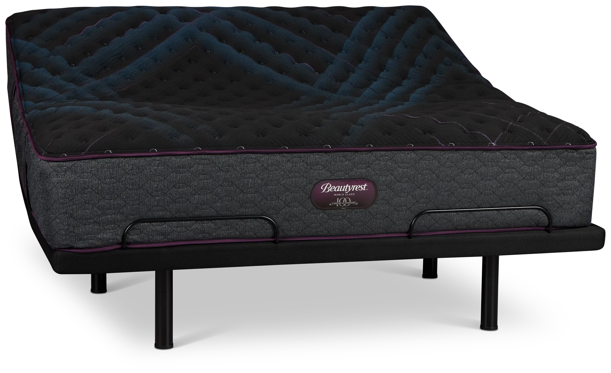 Beautyrest World Class Level 3 Extra Firm Plus Adjustable Mattress Set