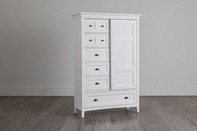 Heron Cove White Door Chest