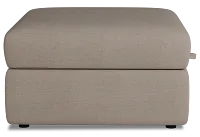 Citymod Beige Fabric Storage Ottoman