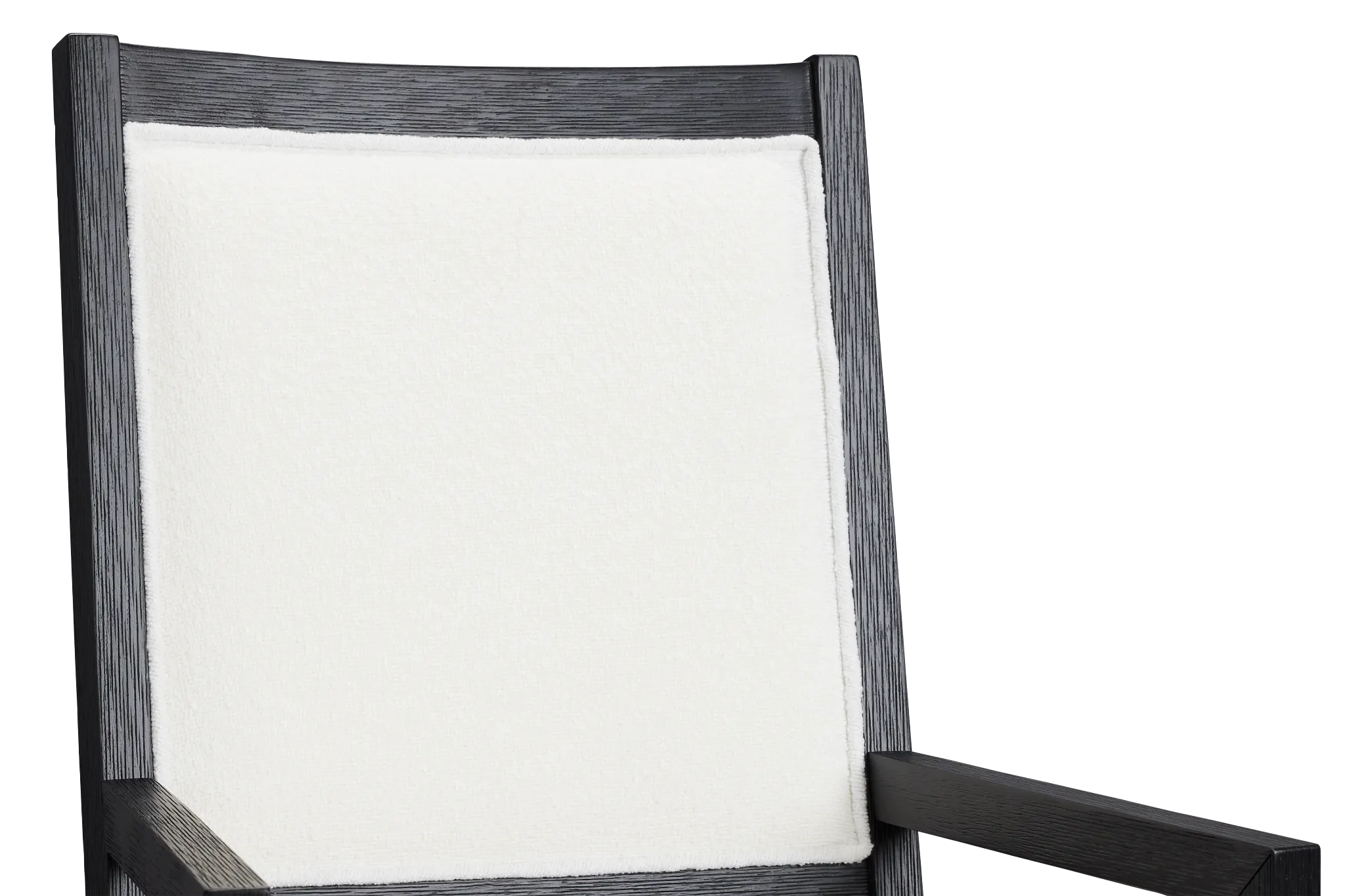 Alden Black Upholstered Arm Chair