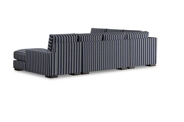 Edgewater Sea Lane Navy Medium Right Chaise Sectional