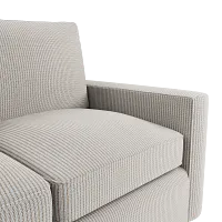 Siesta Lucy Light Beige Fabric Loveseat