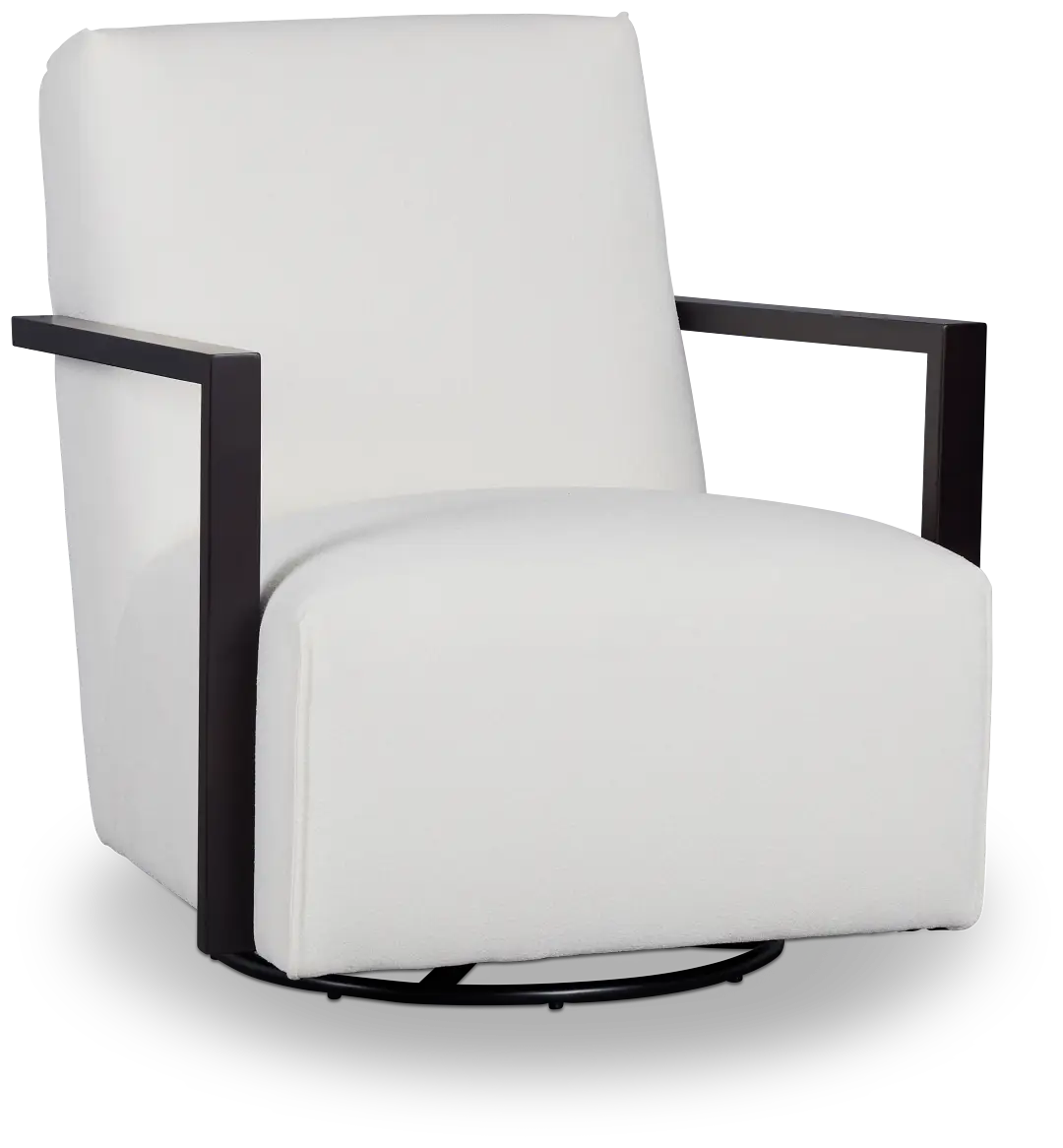 Lucas White Fabric Swivel Rocker Glider Lucas White Fabric Swivel Rocker Glider
