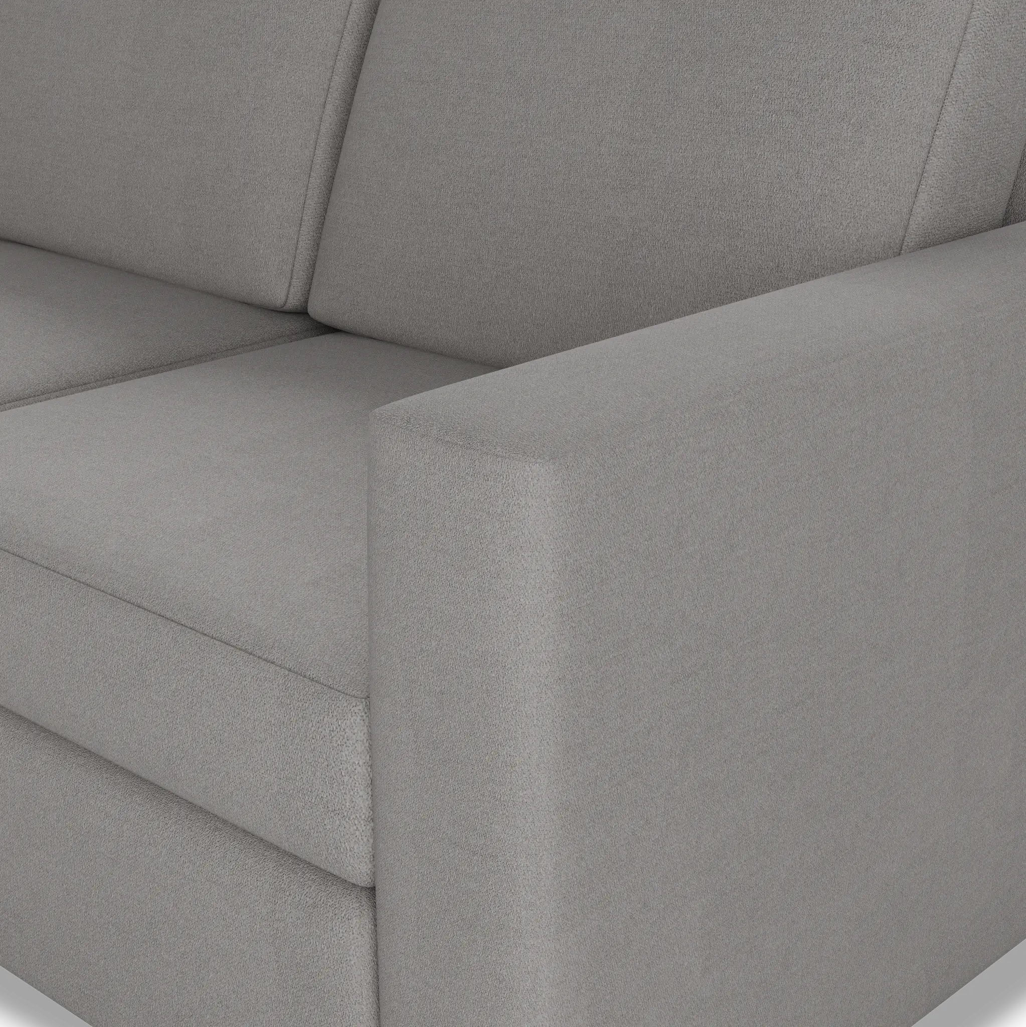 Citymod Light Gray Fabric Medium Two-arm Sectional Citymod Light Gray Fabric Medium Two-arm Sectional