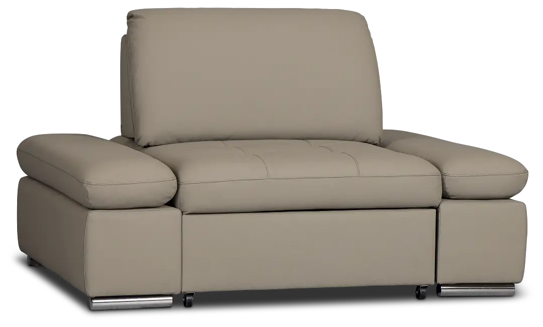 Eden Gray Micro Chair Pull-up Sleeper Eden Gray Micro Chair Pull-up Sleeper