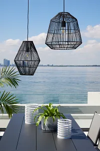 Malaca Black Bamboo Pendant