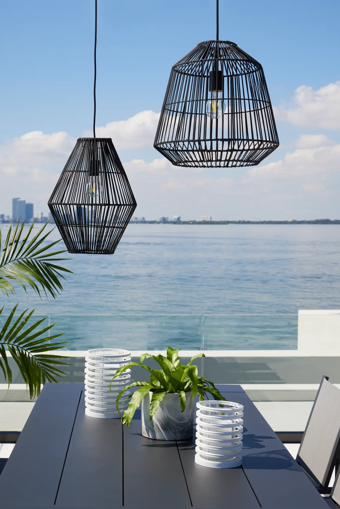 Malaca Black Bamboo Pendant Malaca Black Bamboo Pendant