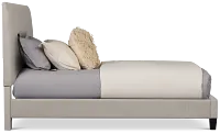 Lucy Light Gray Uph Platform Bed