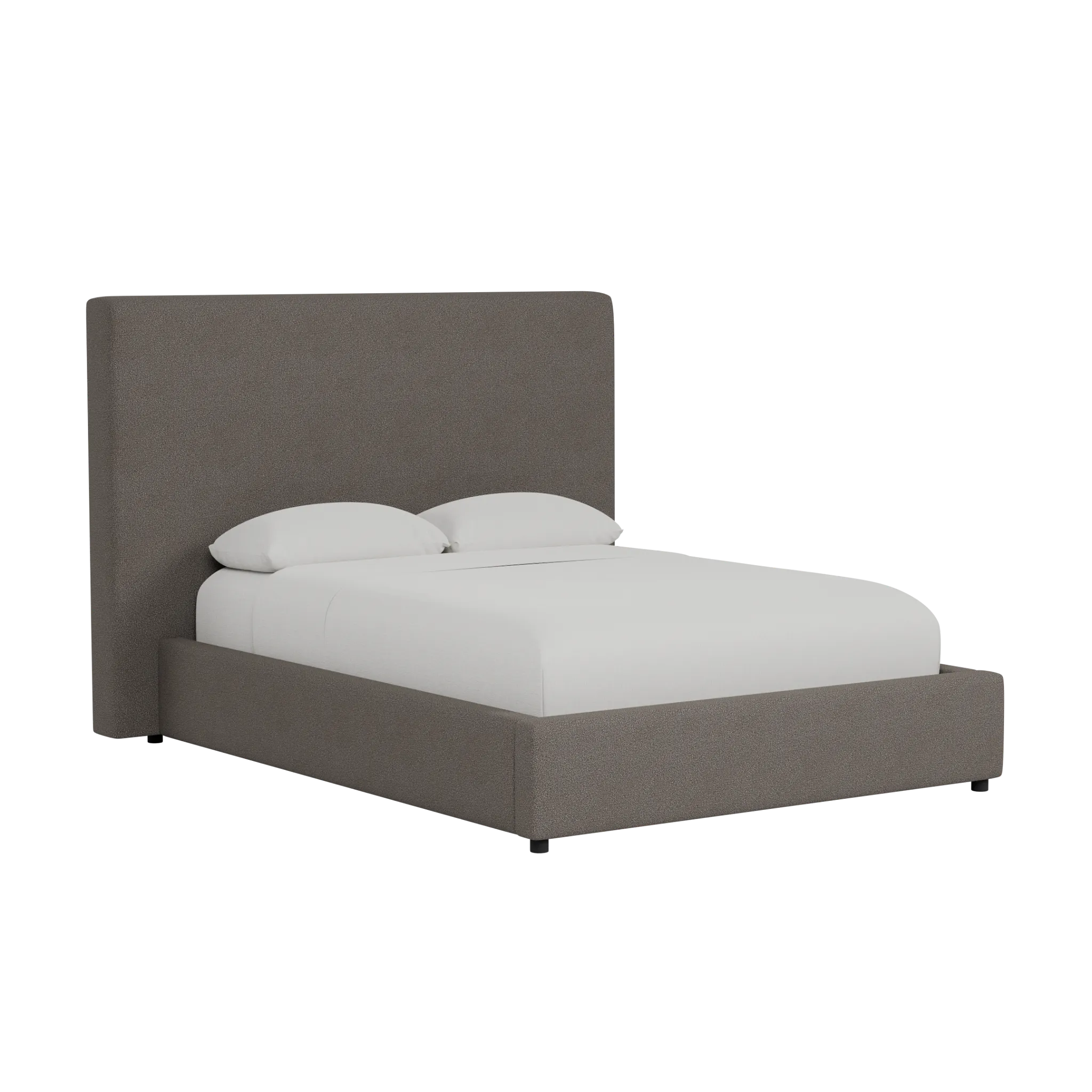 Grayton Elite Dark Gray 54" Upholstered Platform Bed