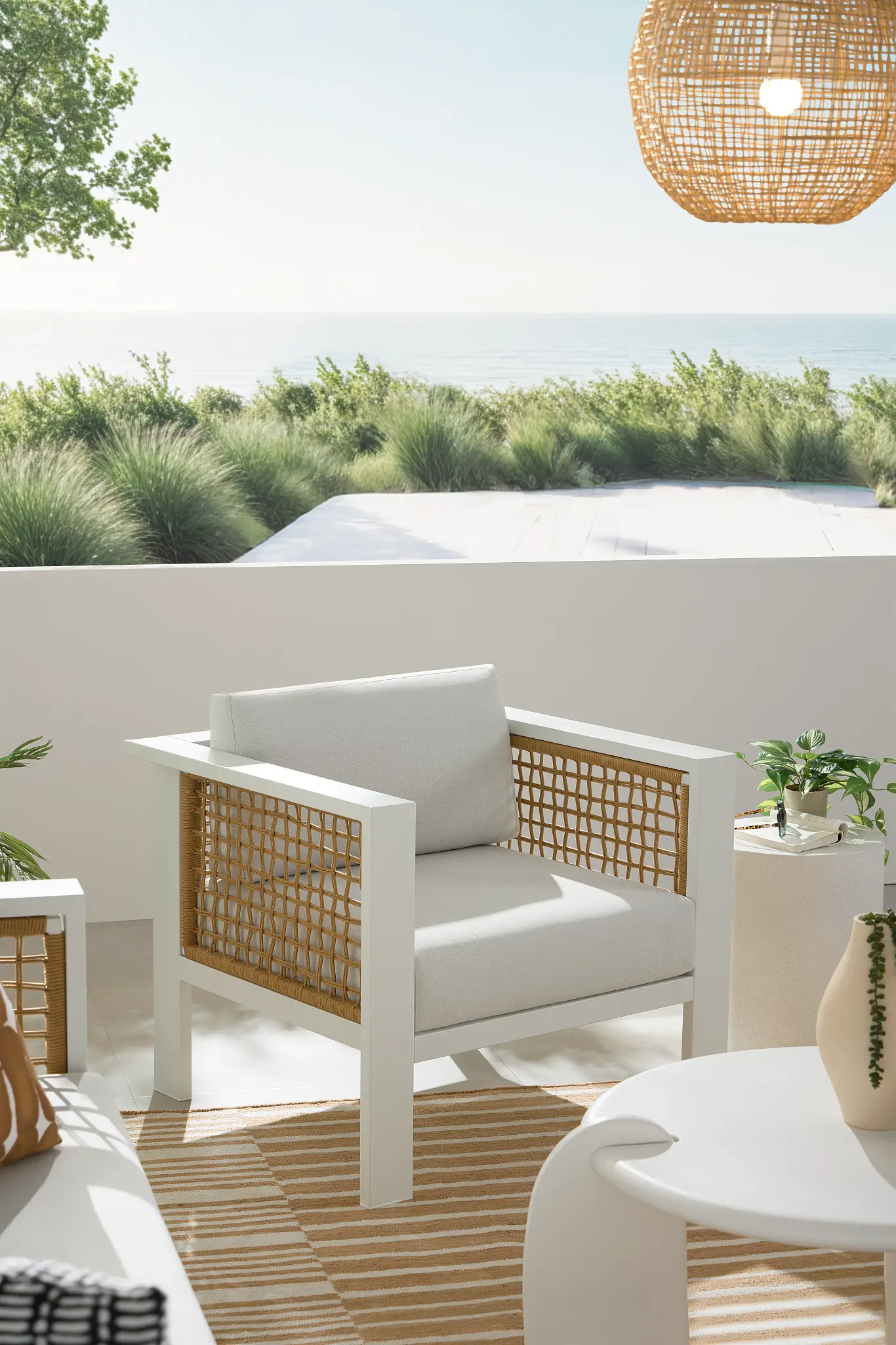 Sunrise White Chair Sunrise White Chair