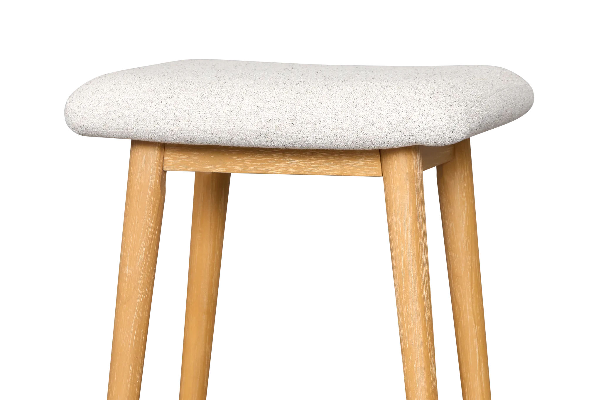 Arlo Light Gray 24" Upholstered Barstool
