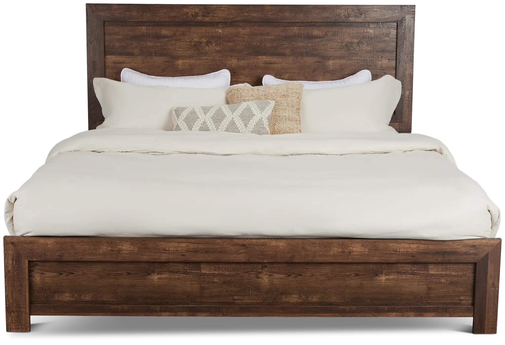 Ollie Dark Tone Panel Bed Ollie Dark Tone Panel Bed