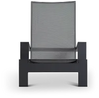 Linear Dark Gray Ledge Pool Chair