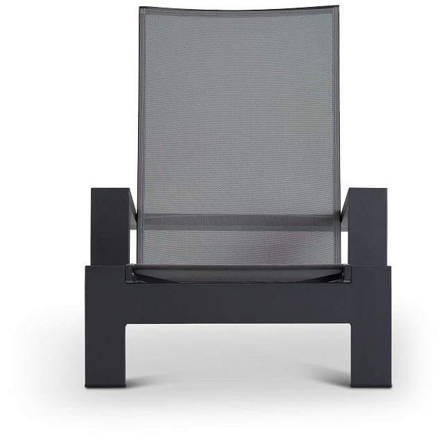 Linear Dark Gray Ledge Pool Chair