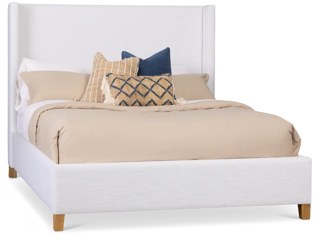 Nantucket White Uph Panel Bed Nantucket White Uph Panel Bed