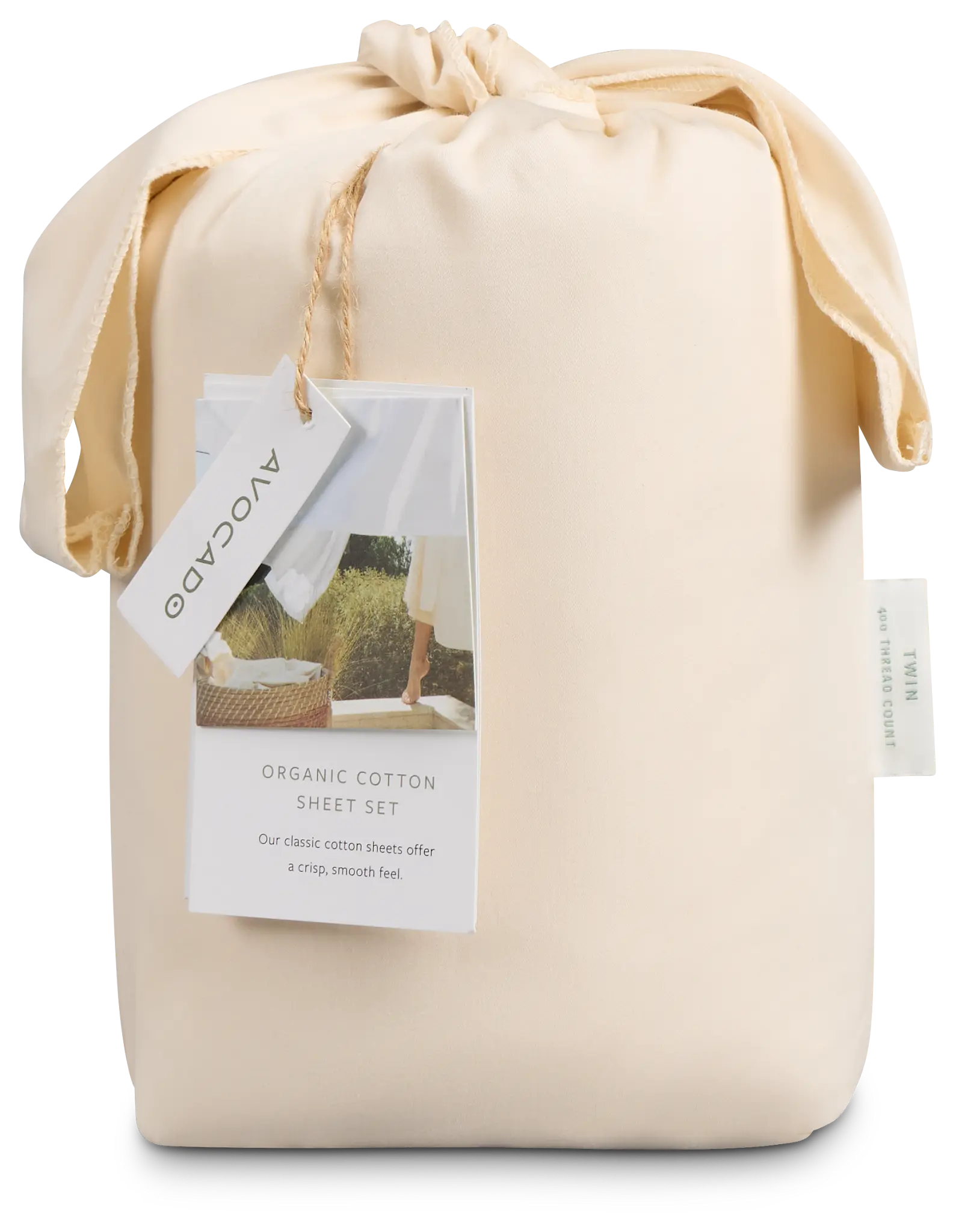 Avocado Organic Beige 400 Thread Sheets Avocado Organic Beige 400 Thread Sheets