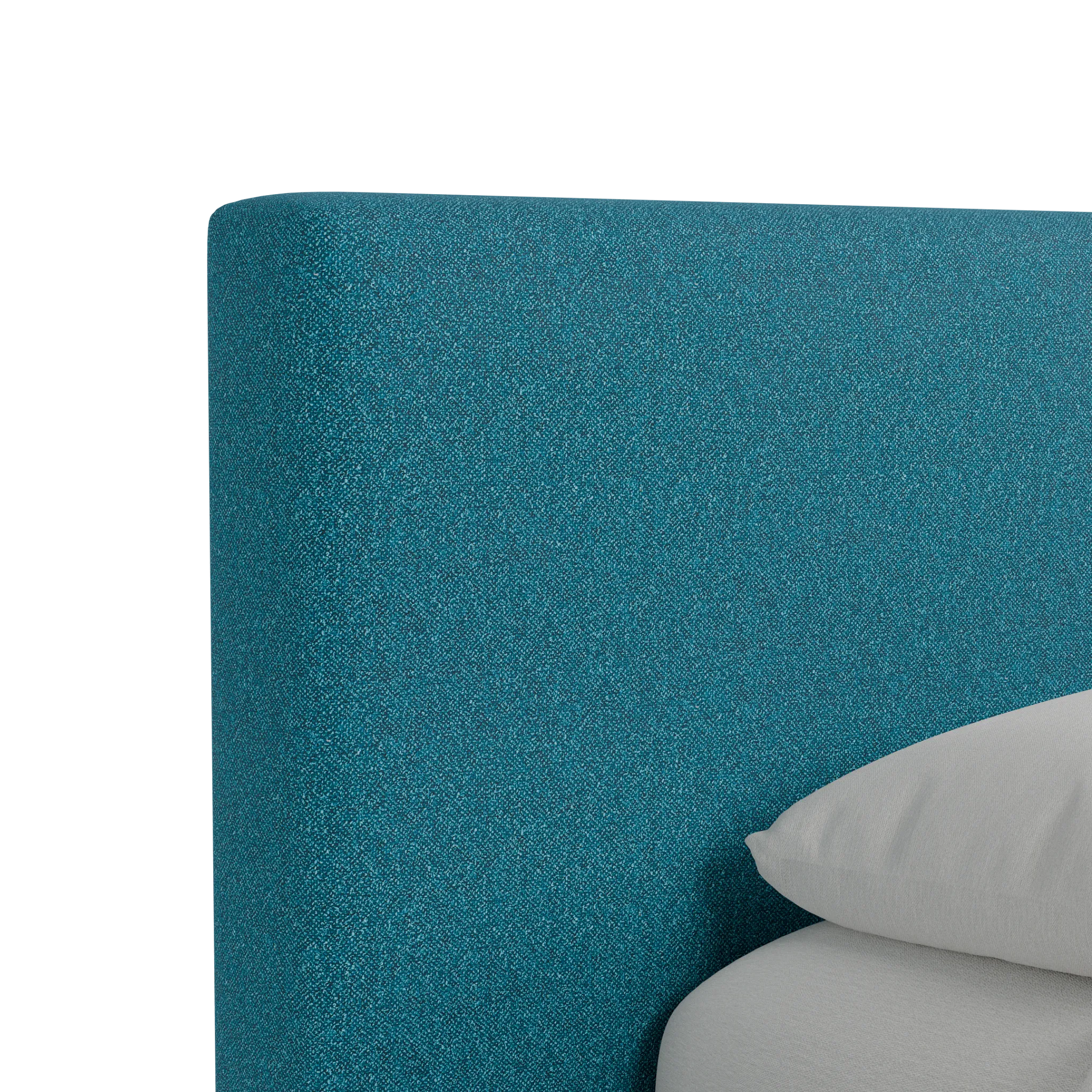 Grayton Elite Teal 44" Upholstered Platform Bed