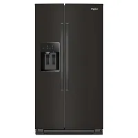 Whirlpool 5536 Series Black Stnl Steel Side By Side Refrigerator