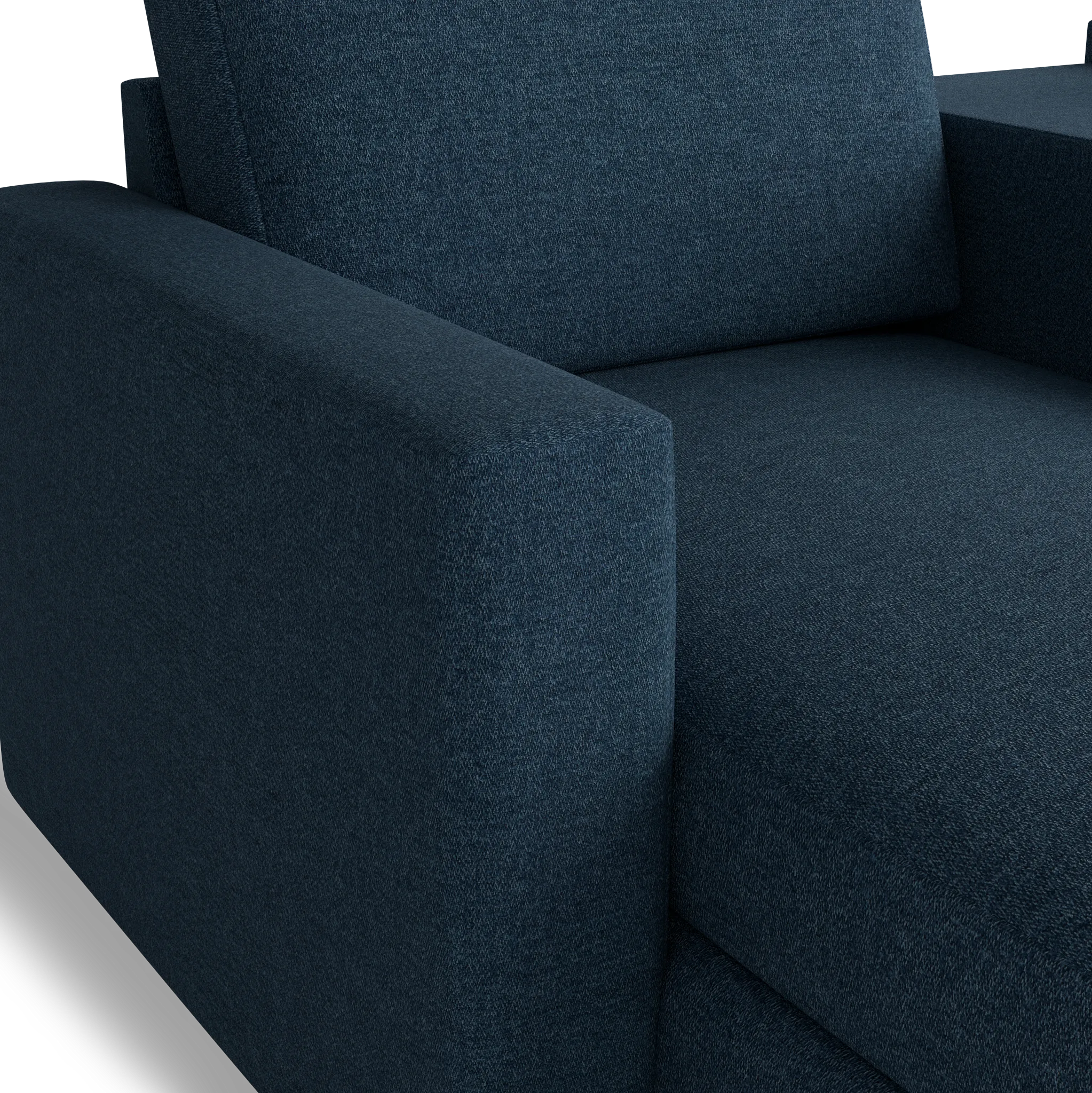 Citymod Blue Fabric 6-piece Home Theater With Storage Consoles