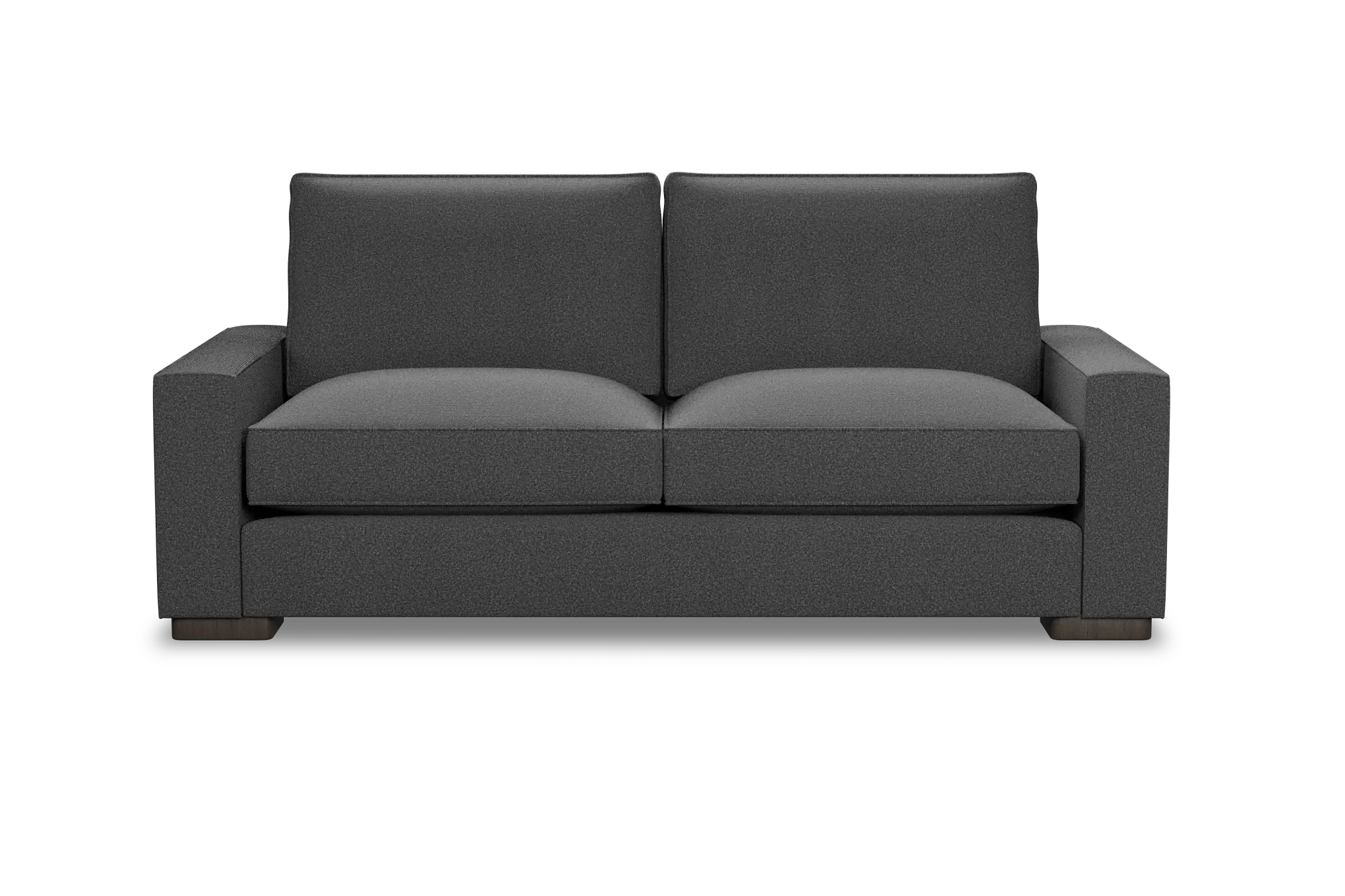 Edgewater Delray Dark Gray 84" Sofa W/ 2 Cushions Edgewater Delray Dark Gray 84" Sofa W/ 2 Cushions