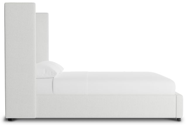 Captiva Elite Ivory 60" Upholstered Shelter Bed
