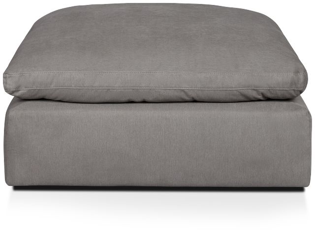 Nixon Light Gray Fabric Cocktail Ottoman