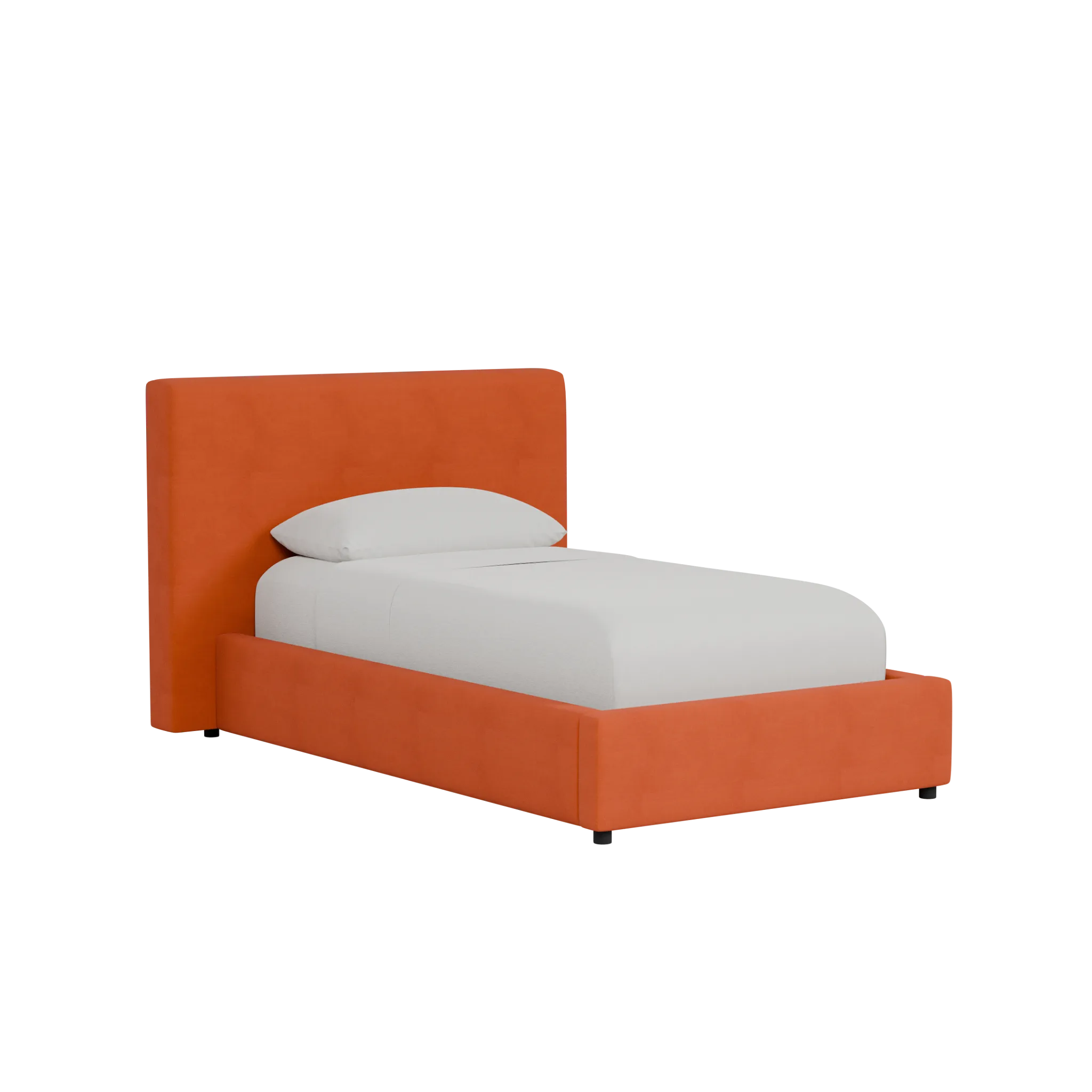 Grayton Joya Orange 44" Upholstered Platform Bed
