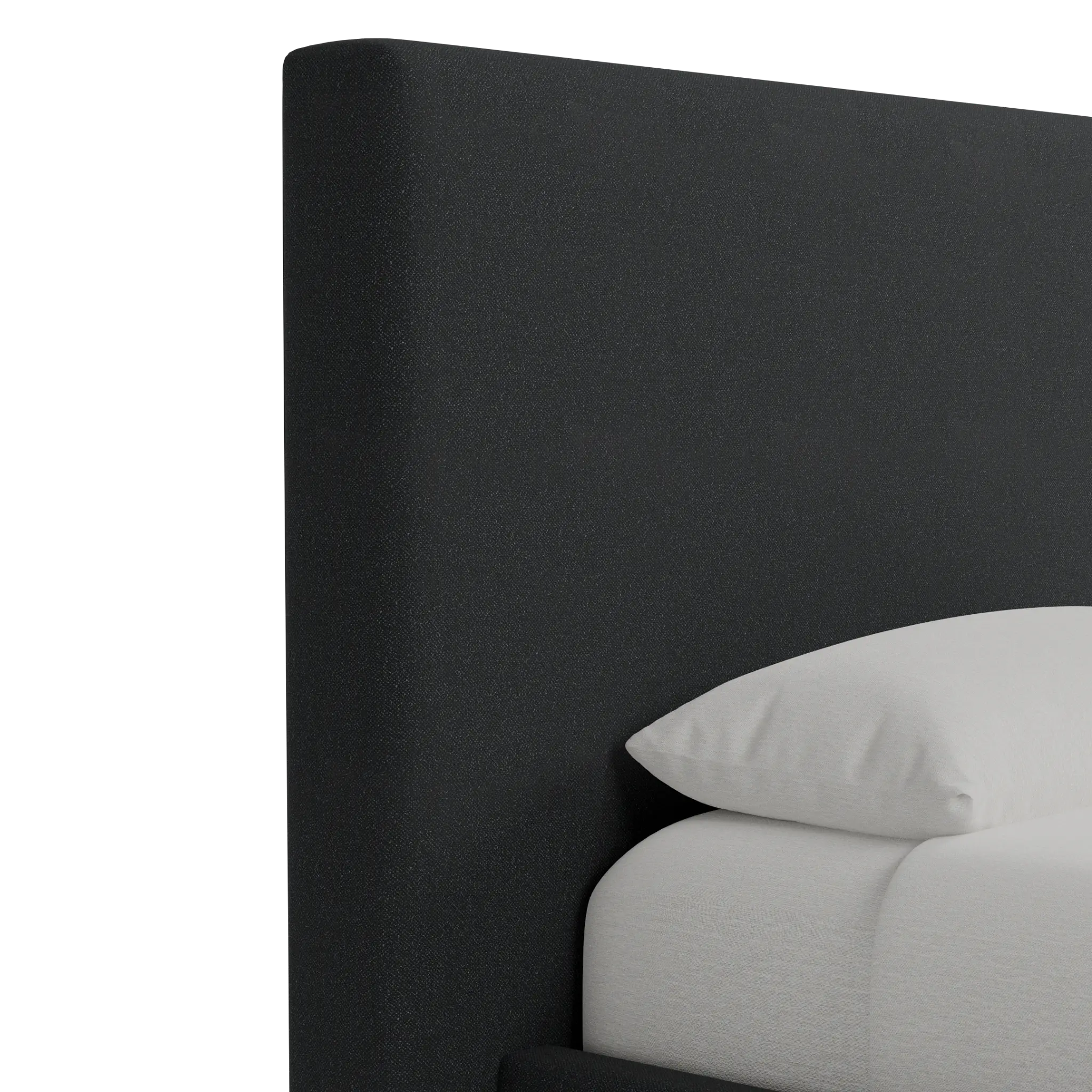 Grayton Elite Black 54" Upholstered Platform Bed Grayton Elite Black 54" Upholstered Platform Bed