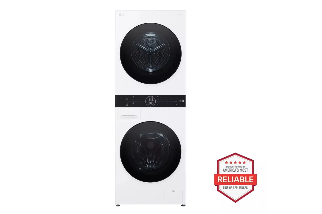 Lg 152 Series White Electric Laundry Center