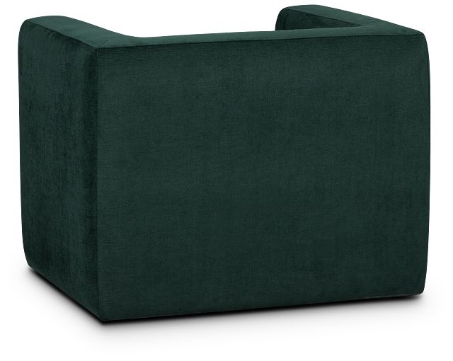 Lizzie Green Velvet Accent Chair
