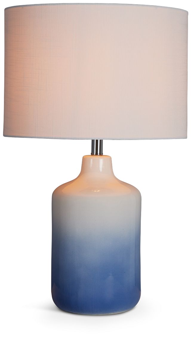 Maren Blue Ceramic Table Lamp