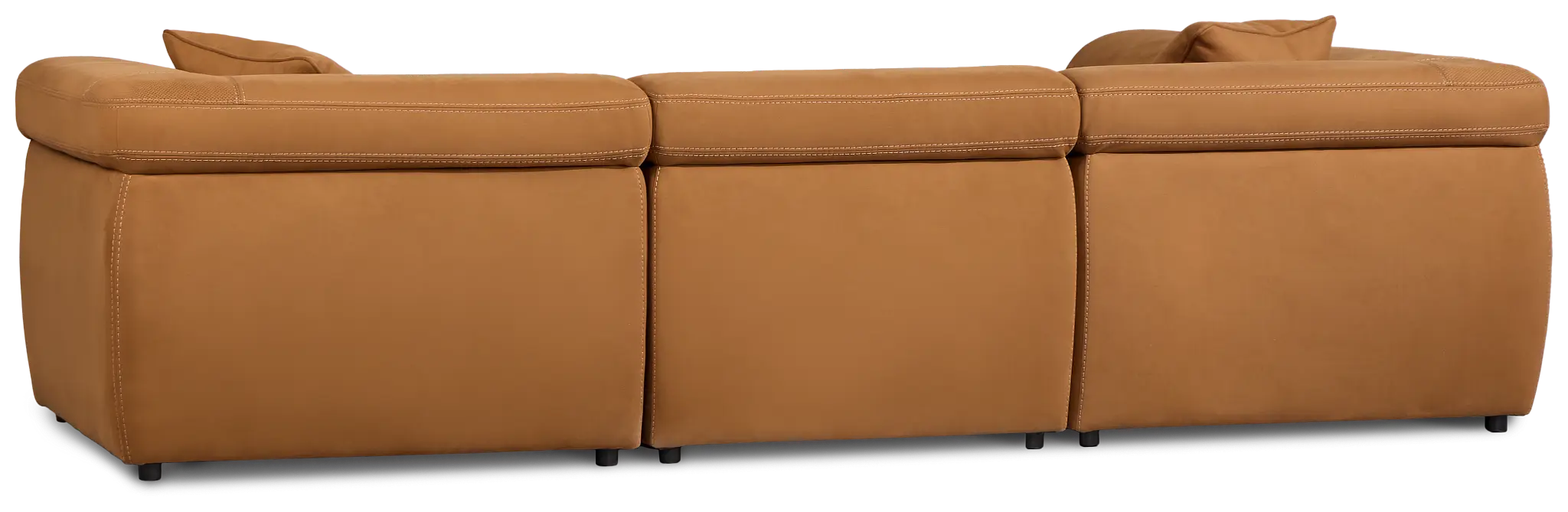 Aria Medium Brown Micro Immersive 4-piece Modular Sectional W/2 Speakers Aria Medium Brown Micro Immersive 4-piece Modular Sectional W/2 Speakers