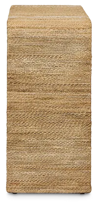 Nantucket Light Tone Woven Console Table