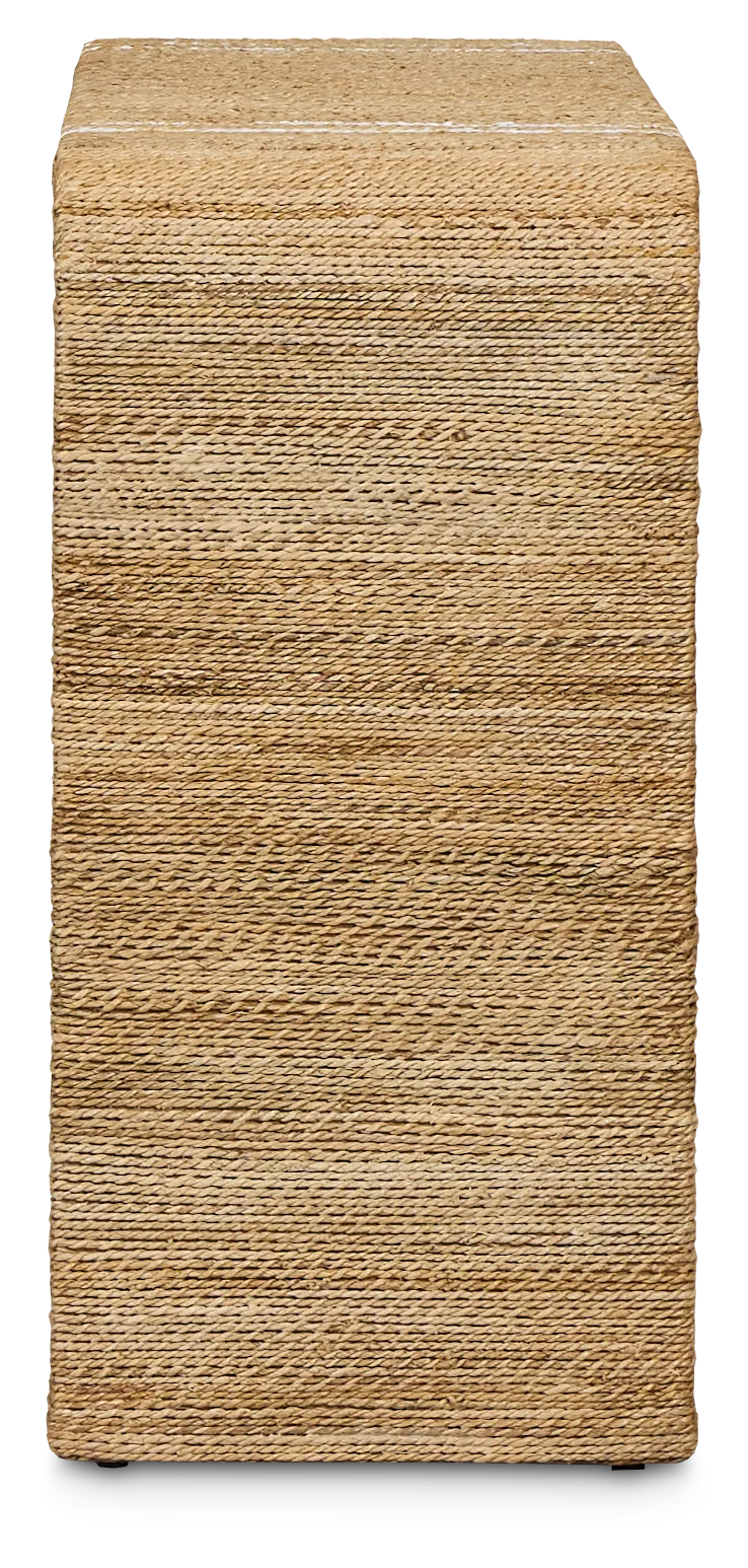 Nantucket Light Tone Woven Console Table