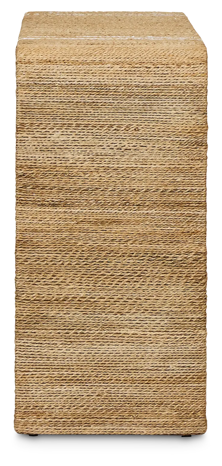 Nantucket Light Tone Woven Console Table Nantucket Light Tone Woven Console Table