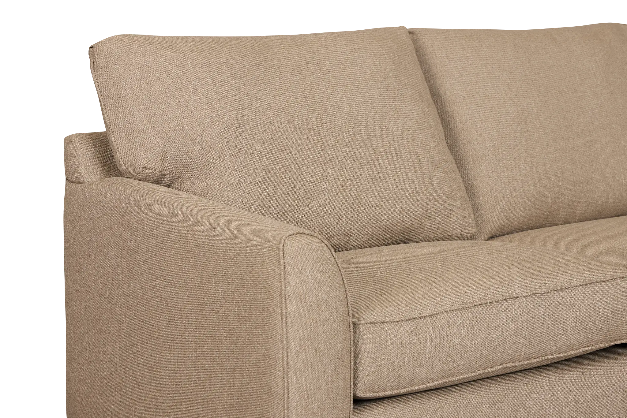 Tate Brown Fabric Medium 2-arm Right Facing Sleeper Sectional Tate Brown Fabric Medium 2-arm Right Facing Sleeper Sectional