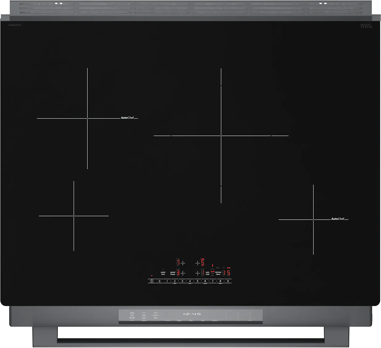 Bosch 800 Series Stainless Steel 30" Induction Range