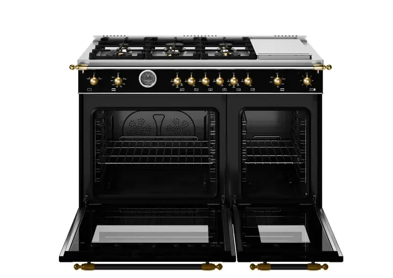 Bertazzoni Heritage Series Black 48" Gas Range