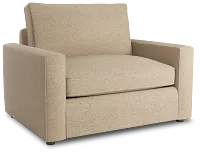 Siesta Elite Taupe Fabric Memory Foam Sleeper