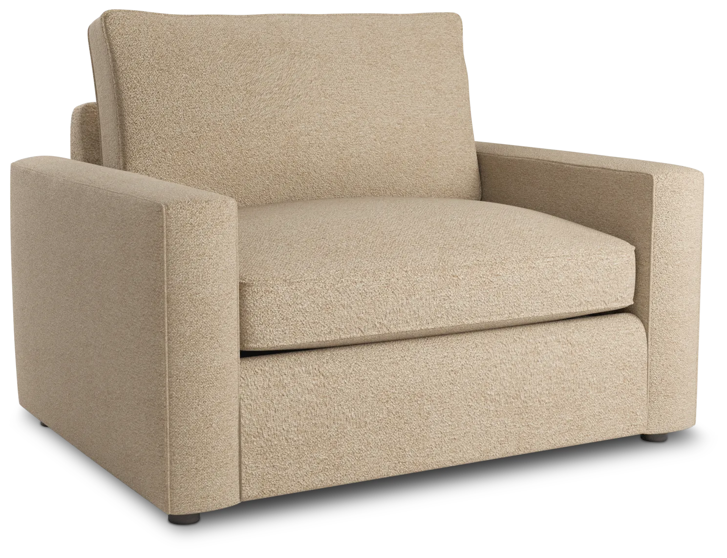 Siesta Elite Taupe Fabric Memory Foam Sleeper