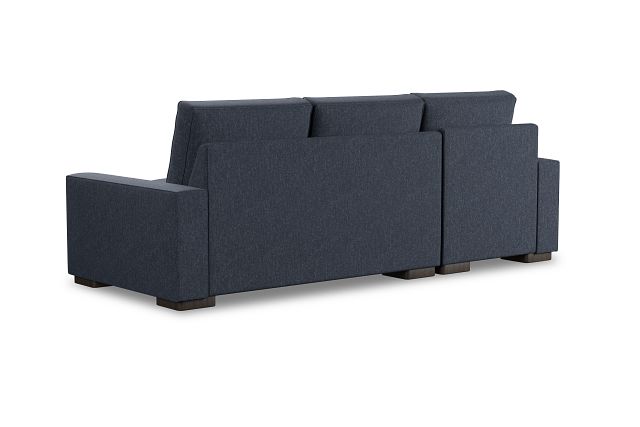 Edgewater Maguire Blue Left Chaise Sectional (3)