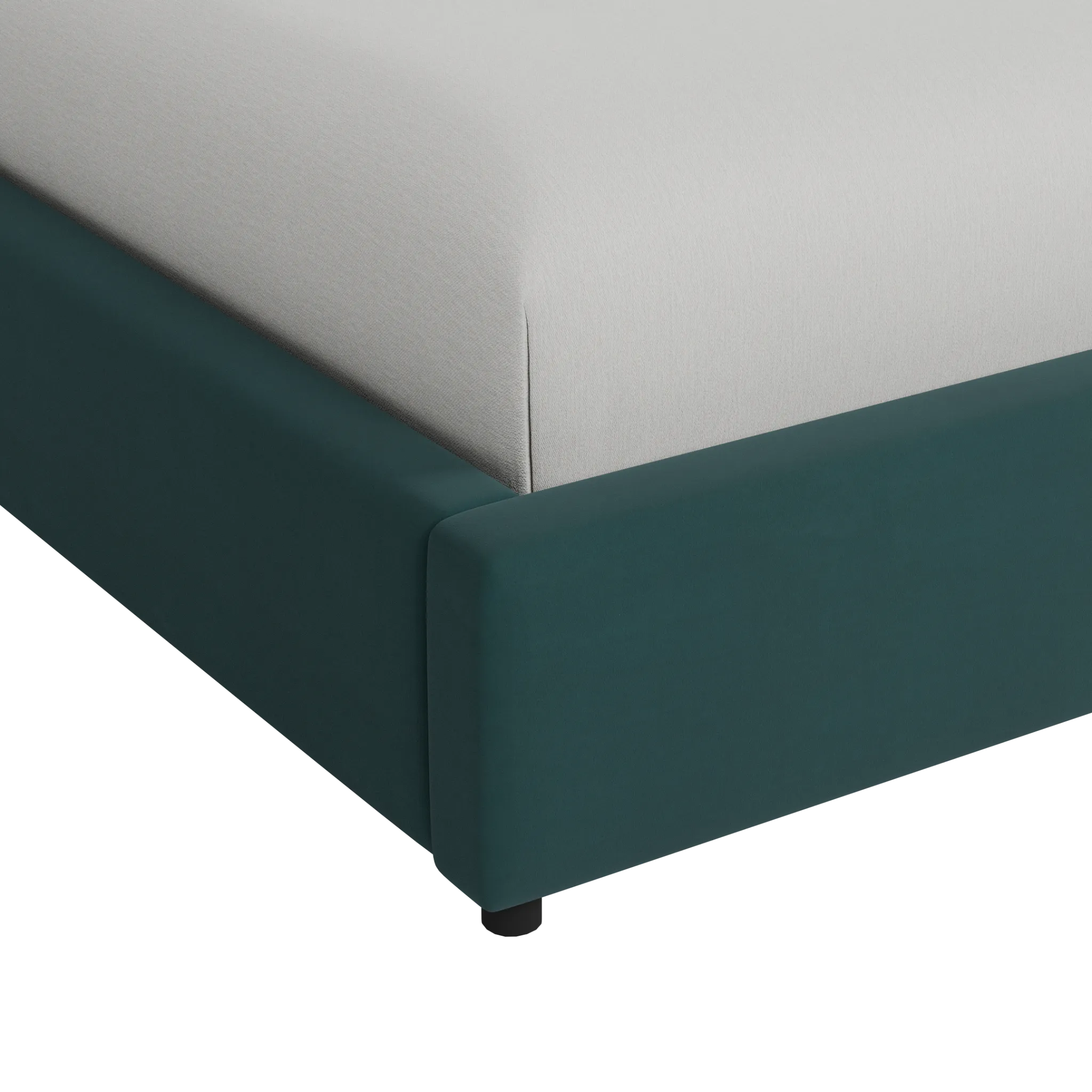 Grayton Joya Green 54" Upholstered Platform Bed