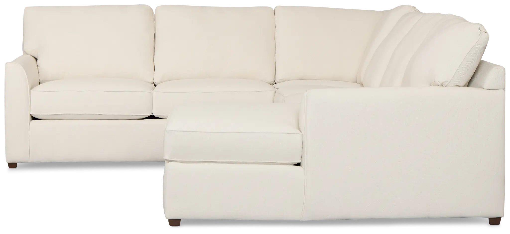 Tate Light Beige Fabric Medium Right Chaise Sectional Tate Light Beige Fabric Medium Right Chaise Sectional