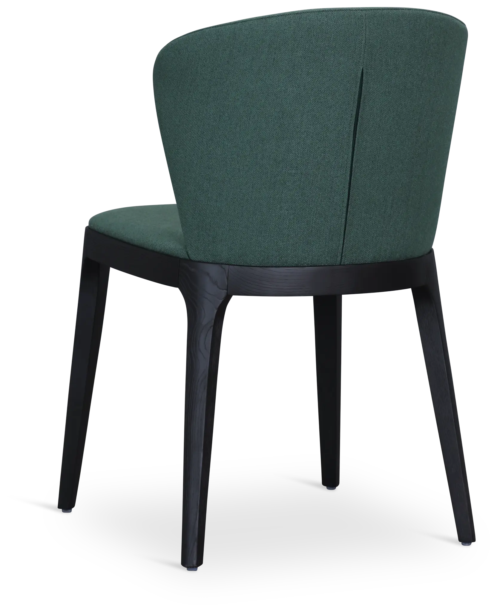 Nomad Dark Green Upholstered Side Chair W/ Black Legs Nomad Dark Green Upholstered Side Chair W/ Black Legs