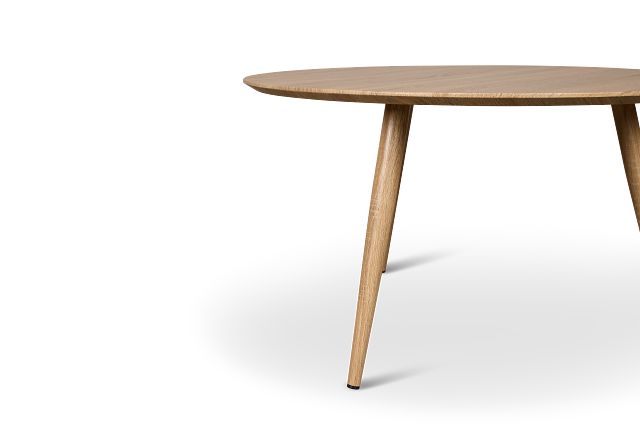 Avon Light Tone Round Coffee Table
